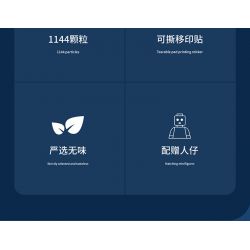 JUHANG TECHNOLOGY 88015 REOBRIX 33029 non  CẢNH SÁT HÀNG KHÔNG KJ-600 bộ đồ chơi xếp lắp ráp ghép mô hình Creator KJ-600 AWACS FIGHTER Sáng Tạo 1144 khối