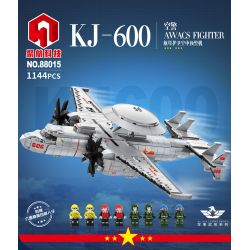 JUHANG TECHNOLOGY 88015 REOBRIX 33029 non  CẢNH SÁT HÀNG KHÔNG KJ-600 bộ đồ chơi xếp lắp ráp ghép mô hình Creator KJ-600 AWACS FIGHTER Sáng Tạo 1144 khối