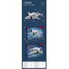 JUHANG TECHNOLOGY 88015 REOBRIX 33029 non  CẢNH SÁT HÀNG KHÔNG KJ-600 bộ đồ chơi xếp lắp ráp ghép mô hình Creator KJ-600 AWACS FIGHTER Sáng Tạo 1144 khối