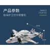 JUHANG TECHNOLOGY 88015 REOBRIX 33029 non  CẢNH SÁT HÀNG KHÔNG KJ-600 bộ đồ chơi xếp lắp ráp ghép mô hình Creator KJ-600 AWACS FIGHTER Sáng Tạo 1144 khối