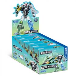 ZHEGAO QJ6000 6000 non  KẾT HỢP CHIẾN ĐẤU MECH 6 bộ đồ chơi xếp lắp ráp ghép mô hình Creator SUPER ASSEMBLE FIGHTER Sáng Tạo