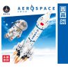 ZHEGAO QL0294 0294 non  TÊN LỬA PHIÊN BẢN Q bộ đồ chơi xếp lắp ráp ghép mô hình City AEROSPACE Thành Phố 516 khối