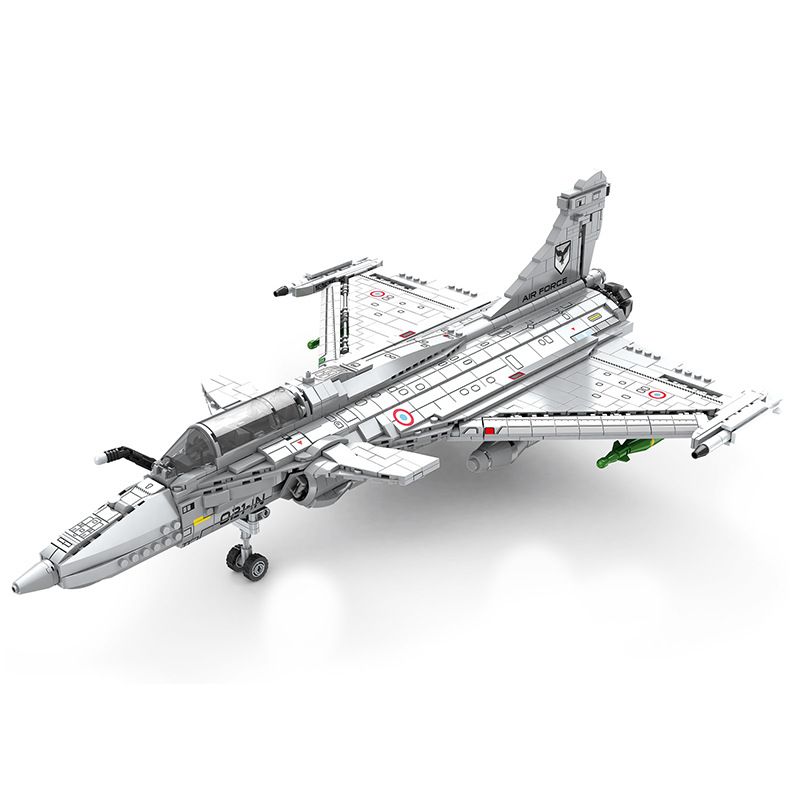 JUHANG TECHNOLOGY 88021 REOBRIX 33035 non  TIÊM KÍCH RAFALE bộ đồ chơi xếp lắp ráp ghép mô hình Military Army Quân Sự Bộ Đội 2099 khối