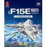 JUHANG TECHNOLOGY 88020 REOBRIX 33034 non  MÁY BAY CHIẾN ĐẤU NHIỆM VỤ KÉP F15E STRIKE EAGLE bộ đồ chơi xếp lắp ráp ghép mô hình Military Army F15E FIGHTER BOMBERS Quân Sự Bộ Đội 2216 khối