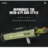 REOBRIX 77027 non  SÚNG PHÓNG TÊN LỬA CHỐNG TĂNG AT-4 bộ đồ chơi xếp lắp ráp ghép mô hình Military Army M136 ANTITANK GRENADE LAUNCHER Quân Sự Bộ Đội 1748 khối