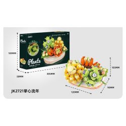 JAKI JK2721 2721 non  NĂM THÁNG BAY TRONG LÒNG BÀN TAY bộ đồ chơi xếp lắp ráp ghép mô hình 331 khối