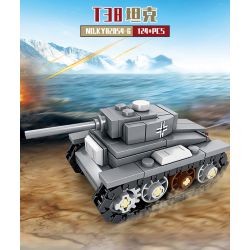 Kazi KY82054 82054 non  XE TĂNG HẠNG NẶNG KV-VI 8 TỔ HỢP bộ đồ chơi xếp lắp ráp ghép mô hình Military Army RUSSIAN LAND-BATTLESHIP KV-VI Quân Sự Bộ Đội 1165 khối