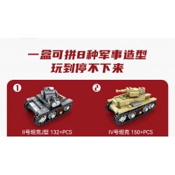 Kazi KY82054 82054 non  XE TĂNG HẠNG NẶNG KV-VI 8 TỔ HỢP bộ đồ chơi xếp lắp ráp ghép mô hình Military Army RUSSIAN LAND-BATTLESHIP KV-VI Quân Sự Bộ Đội 1165 khối