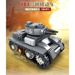 Kazi KY82054 82054 non  XE TĂNG HẠNG NẶNG KV-VI 8 TỔ HỢP bộ đồ chơi xếp lắp ráp ghép mô hình Military Army RUSSIAN LAND-BATTLESHIP KV-VI Quân Sự Bộ Đội 1165 khối