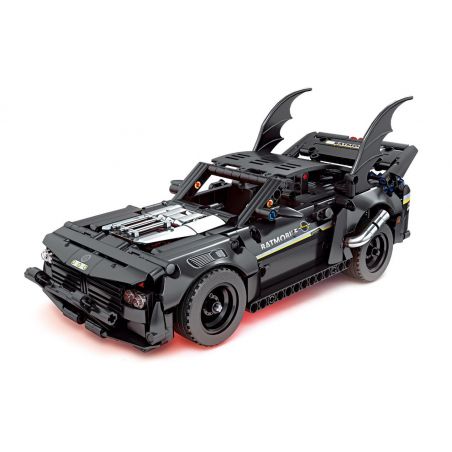 GBL KY1071 1071 non  XE CÁNH DƠI SẪM MÀU (ĐÈN GẦM ĐỎ) LÙI bộ đồ chơi xếp lắp ráp ghép mô hình  Kỹ Thuật Công Nghệ Cao Mô Hình Phương Tiện 620 khối