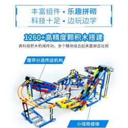 XKBOT T3 non  NHÀ MÁY PHÂN LOẠI GBC THẺ NHỎ bộ đồ chơi xếp lắp ráp ghép mô hình  Kỹ Thuật Công Nghệ Cao Mô Hình Phương Tiện 1260 khối