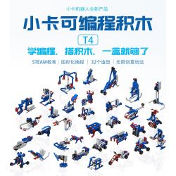 XKBOT T4 non  THẺ NHỎ CÓ THỂ LẬP TRÌNH T4 32 HÌNH DẠNG bộ đồ chơi xếp lắp ráp ghép mô hình  Kỹ Thuật Công Nghệ Cao Mô Hình Phương Tiện 299 khối