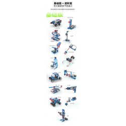 XKBOT T1 non  LOẠI THẺ NHỎ T1 28 HÌNH bộ đồ chơi xếp lắp ráp ghép mô hình  Kỹ Thuật Công Nghệ Cao Mô Hình Phương Tiện 276 khối