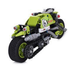 YUEGAO 58408 non  THẦN XE ĐÓNG THẾ LÙI bộ đồ chơi xếp lắp ráp ghép mô hình  STUNT KING Kỹ Thuật Công Nghệ Cao Mô Hình Phương Tiện 201 khối