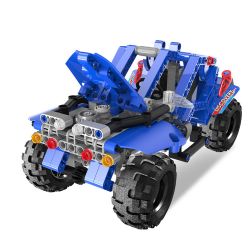 YUEGAO 58404 non  XE TIÊN PHONG ĐỊA HÌNH LÙI bộ đồ chơi xếp lắp ráp ghép mô hình  KING STEERER Kỹ Thuật Công Nghệ Cao Mô Hình Phương Tiện 388 khối