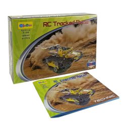 YUEGAO 58420 non  TAY ĐUA ĐƯỜNG RC bộ đồ chơi xếp lắp ráp ghép mô hình  RC TRACKED RACER Kỹ Thuật Công Nghệ Cao Mô Hình Phương Tiện 411 khối