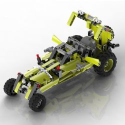 YUEGAO 58405 non  SA MẠC CHÀO ĐÓN XE KÉO SỐ 1 bộ đồ chơi xếp lắp ráp ghép mô hình  DESERT MIRAGE NO1 Kỹ Thuật Công Nghệ Cao Mô Hình Phương Tiện 314 khối