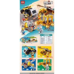 LWCK 60094 non  MÔ HÌNH ANH HÙNG TAM QUỐC 4 bộ đồ chơi xếp lắp ráp ghép mô hình Three Kingdoms Tam Quốc Diễn Nghĩa 600 khối