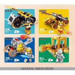 LWCK 60094 non  MÔ HÌNH ANH HÙNG TAM QUỐC 4 bộ đồ chơi xếp lắp ráp ghép mô hình Three Kingdoms Tam Quốc Diễn Nghĩa 600 khối