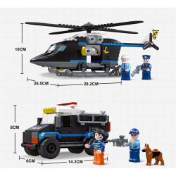 JIESTAR 54112 non  UNIVERSAL CITY XE TẤN CÔNG CỦA CẢNH SÁT bộ đồ chơi xếp lắp ráp ghép mô hình POLICE ASSAULT VEHICLE Thành Phố 180 khối