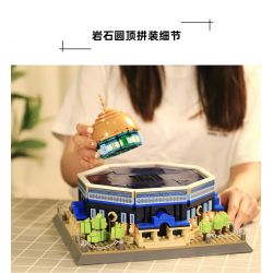 WANGE LIGAO DR.LUCK 5243 non  NHÀ THỜ HỒI GIÁO ĐÁ JERUSALEM MÁI VÒM bộ đồ chơi xếp lắp ráp ghép mô hình Creator DOME OF THE ROCK JERUSALEM Sáng Tạo 983 khối