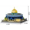 WANGE LIGAO DR.LUCK 5243 non  NHÀ THỜ HỒI GIÁO ĐÁ JERUSALEM MÁI VÒM bộ đồ chơi xếp lắp ráp ghép mô hình Creator DOME OF THE ROCK JERUSALEM Sáng Tạo 983 khối