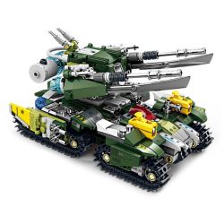 Kazi KY81055 81055 non  CẢNH BÁO CHÁY MẮT CỦA NGÀY TẬN THẾ ĐỎ bộ đồ chơi xếp lắp ráp ghép mô hình Movie & Game Phim Và Trò Chơi 937 khối