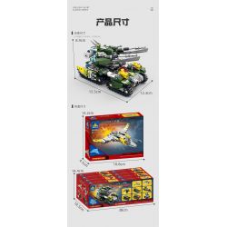 Kazi KY81055 81055 non  CẢNH BÁO CHÁY MẮT CỦA NGÀY TẬN THẾ ĐỎ bộ đồ chơi xếp lắp ráp ghép mô hình Movie & Game Phim Và Trò Chơi 937 khối