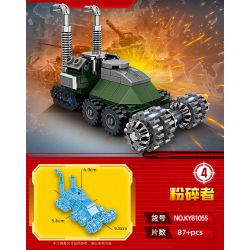 Kazi KY81055 81055 non  CẢNH BÁO CHÁY MẮT CỦA NGÀY TẬN THẾ ĐỎ bộ đồ chơi xếp lắp ráp ghép mô hình Movie & Game Phim Và Trò Chơi 937 khối