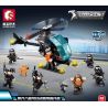 SEMBO 2611 2612 2613 2614 2615 2608 2609 2610 non  SHADOW COMMANDO 8 TỔ HỢP TRỰC THĂNG CẢNH SÁT bộ đồ chơi xếp lắp ráp ghép mô hình City Thành Phố 241 khối