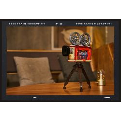 PANTASY 85010 non  NGHE NHÌN CỔ ĐIỂN MÁY CHIẾU RETRO bộ đồ chơi xếp lắp ráp ghép mô hình Creator Sáng Tạo 800 khối