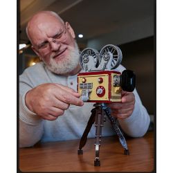 PANTASY 85010 non  NGHE NHÌN CỔ ĐIỂN MÁY CHIẾU RETRO bộ đồ chơi xếp lắp ráp ghép mô hình Creator Sáng Tạo 800 khối