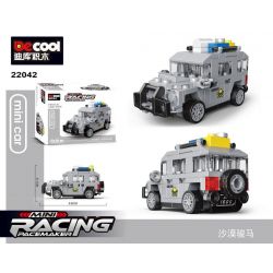 DECOOL 22042 non  XE KÉO MINI ĐỊA HÌNH NGỰA SA MẠC bộ đồ chơi xếp lắp ráp ghép mô hình Racers MINI RACING PACEMAKER Đua Tốc Độ 125 khối