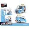 DECOOL 22036 non  XE KÉO MINI BA BÁNH DI ĐỘNG bộ đồ chơi xếp lắp ráp ghép mô hình Racers MINI RACING PACEMAKER Đua Tốc Độ