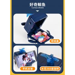 OPENING KD99002-1 99002-1 non  CHÚ VOI CON DỄ THƯƠNG bộ đồ chơi xếp lắp ráp ghép mô hình LOVABLE ELEPHANTS - FUNNY CASH LOCKER