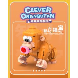 OPENING KD99002-1 99002-1 non  CHÚ VOI CON DỄ THƯƠNG bộ đồ chơi xếp lắp ráp ghép mô hình LOVABLE ELEPHANTS - FUNNY CASH LOCKER