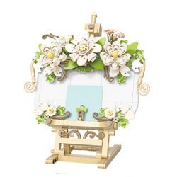 JAKI JK2807 2807 non  HOA NHÀI GIỮA NHỮNG ĐÁM MÂY bộ đồ chơi xếp lắp ráp ghép mô hình