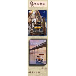 INSPIRE QD33001 33001 non  MÁY GHI ÂM CỔ ĐIỂN bộ đồ chơi xếp lắp ráp ghép mô hình TAP RECORDER VOICE OF THE TIMES