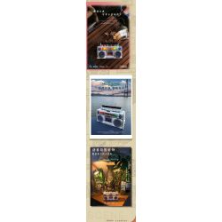 INSPIRE QD33001 33001 non  MÁY GHI ÂM CỔ ĐIỂN bộ đồ chơi xếp lắp ráp ghép mô hình TAP RECORDER VOICE OF THE TIMES