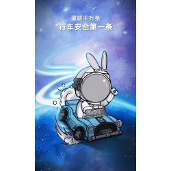 PLEYERID M38-P8002 P8002 8002 M38P8002 38-P8002 non  ĐỒ TRANG TRÍ MÁY TÍNH ĐỂ BÀN PHI HÀNH GIA 3 LOẠI bộ đồ chơi xếp lắp ráp ghép mô hình