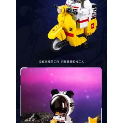 PLEYERID M38-P8002 P8002 8002 M38P8002 38-P8002 non  ĐỒ TRANG TRÍ MÁY TÍNH ĐỂ BÀN PHI HÀNH GIA 3 LOẠI bộ đồ chơi xếp lắp ráp ghép mô hình