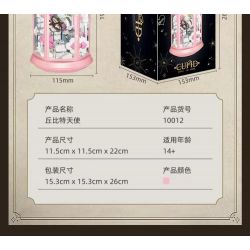 SHENZHEN RAEL ENTERTAINMENT 10012 non  EROS ĐẾN THẦN TÌNH ÁI bộ đồ chơi xếp lắp ráp ghép mô hình CUPID