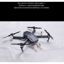 DJI 32008 non  MÁY BAY KHÔNG NGƯỜI LÁI DJI bộ đồ chơi xếp lắp ráp ghép mô hình Creator MAVICPRO BRICK Sáng Tạo