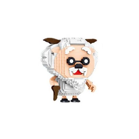 ZHEGAO LZ8183 8183 non  TRƯỞNG THÔN bộ đồ chơi xếp lắp ráp ghép mô hình PLEASANT GOAT AND BIG WOLF 1512 khối