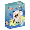 ZHEGAO LZ8183 8183 non  TRƯỞNG THÔN bộ đồ chơi xếp lắp ráp ghép mô hình PLEASANT GOAT AND BIG WOLF 1512 khối