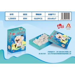 ZHEGAO LZ8183 8183 non  TRƯỞNG THÔN bộ đồ chơi xếp lắp ráp ghép mô hình PLEASANT GOAT AND BIG WOLF 1512 khối