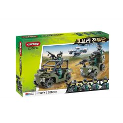OXFORD CJ3656 3656 non  CÁC LỰC LƯỢNG ĐẶC BIỆT bộ đồ chơi xếp lắp ráp ghép mô hình Military Army 특수부대 Quân Sự Bộ Đội 208 khối