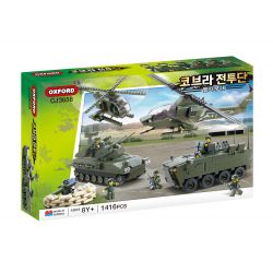 OXFORD CJ3658 3658 non  ĐƠN VỊ TRỰC THĂNG bộ đồ chơi xếp lắp ráp ghép mô hình Military Army 코브라 전투단 헬기부대 Quân Sự Bộ Đội 1416 khối