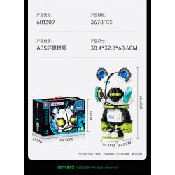 SEMBO 601309 non  XE TẢI HẠNG NẶNG 1:10. tỷ lệ 1:10 bộ đồ chơi xếp lắp ráp ghép mô hình Creator Sáng Tạo 3678 khối