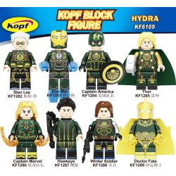 KOPF KF6109 6109 KF1282 1282 KF1283 1283 KF1284 1284 KF1285 1285 KF1286 1286 KF1287 1287 KF1288 1288 KF1289 1289 non  HÀNG TRĂM NGƯỜI 8 CHÍN RẮN bộ đồ chơi xếp lắp ráp ghép mô hình Marvel Super Heroes HYDRA Siêu Anh Hùng Marvel